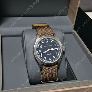 해밀턴 카키필드 쿼츠 38mm 블루 다이얼 H69401940