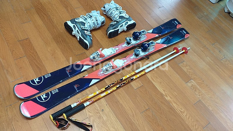 여성 스키 세트( 스키144cm, 부츠235mm )--1