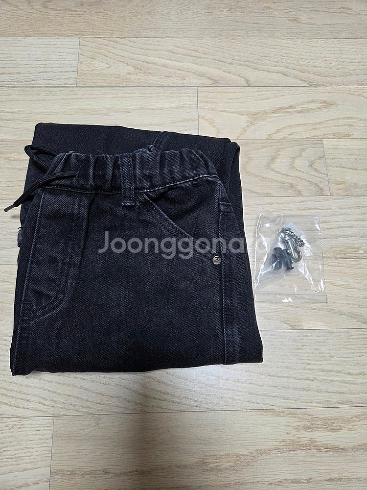 히로 산 사선 와끼 데님팬츠 120--1