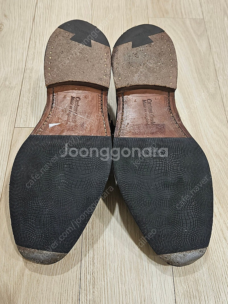 처치스 더블몽크 버건디색 UK8 사이즈 팔아요.--2