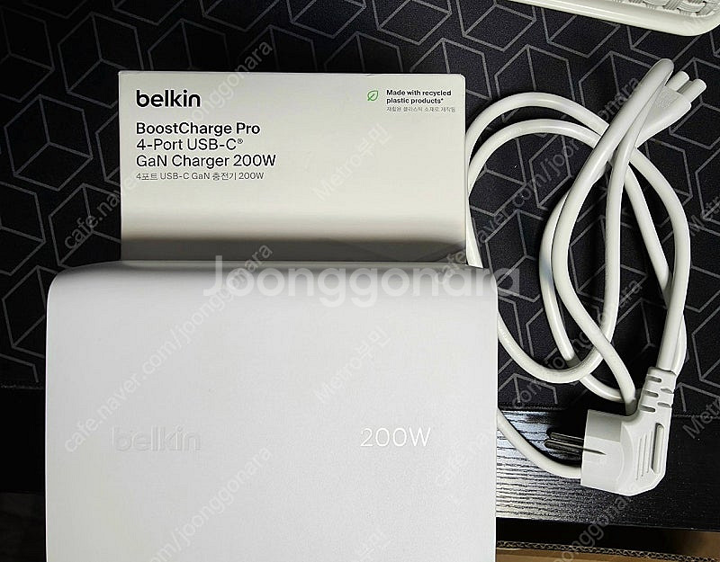 벨킨 200W 충전기 C타입 4포트 GaN PD 3.1--0