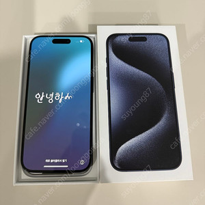 아이폰15프로 128기가 블루티타늄 s급
