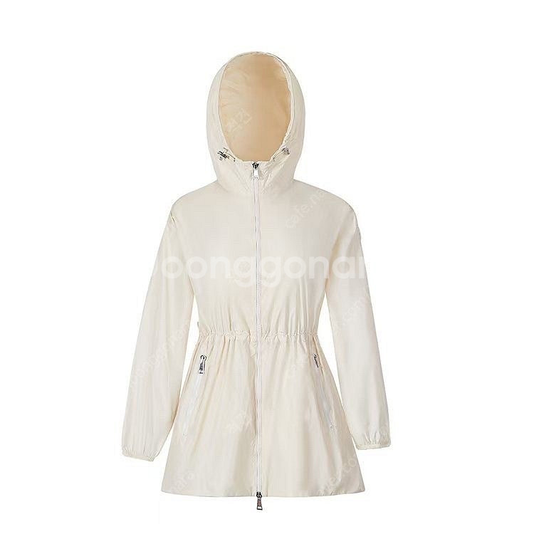 몽클 화이트 후드재킷 베이지--1