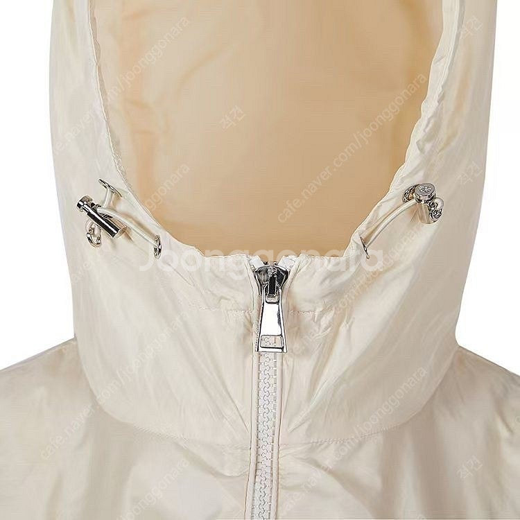 몽클 화이트 후드재킷 베이지--3