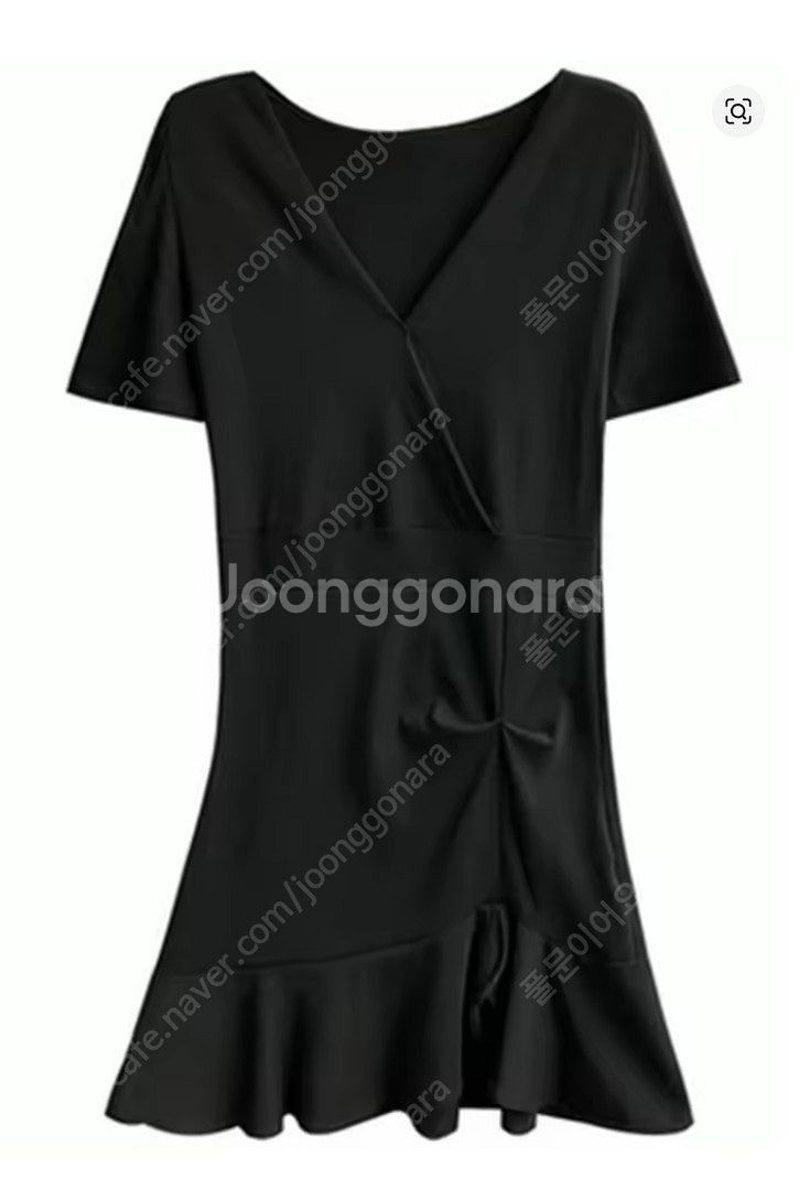새상품)햅번 스타일 리틀 블랙 드레스--0
