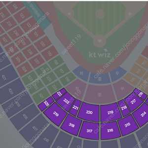 수원위즈파크 7월 18일 19일 20일 KT vs 한화 테이블석 바로옆 중앙지정석 통로 2연석 4연석 5연석
