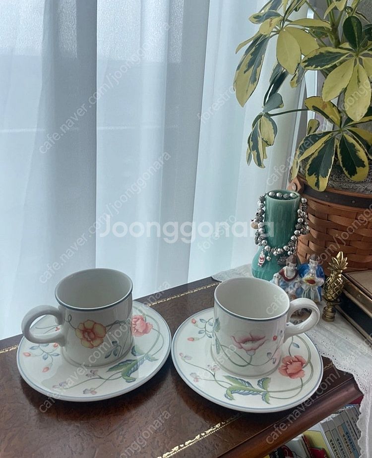 빌레로이앤보흐 알베르티나 컵앤소서 (2조 가능) 새 상...--3