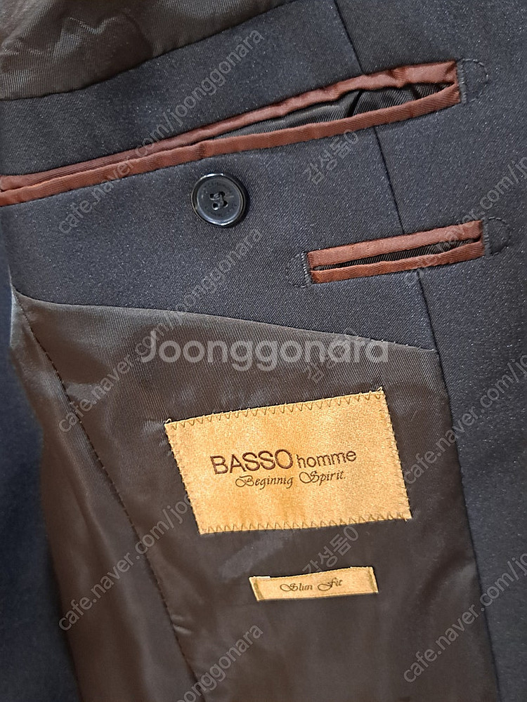 [수원직거래] 바쏘 옴므 남자정장 남성정장 세트 블랙,...--7