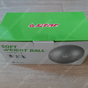 스타 소프트 웨이트볼 1.5kg 두개한세트 팝니다.