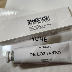 52%할인)바이레도.데 로스 산토스 핸드크림 30ml 새제품
