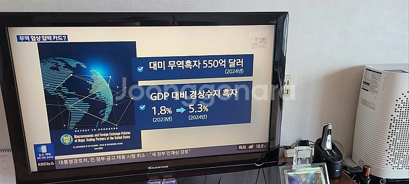 6평형 벽결이 에어컨 과 42인치 TV--4