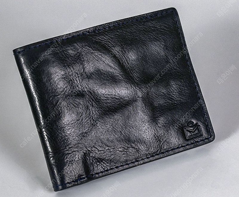 마스콜란자_포르타 클래식 이태리 가죽 지갑 (네이비)