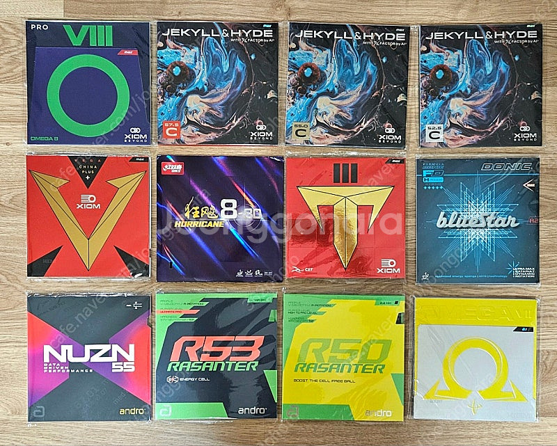 탁구 라켓,러버,상의,하의 판매합니다.--1