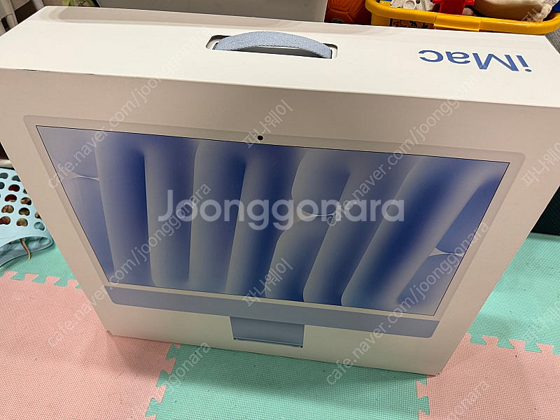 M4 imac 24 (블루) 싸게 판매합니다.--2