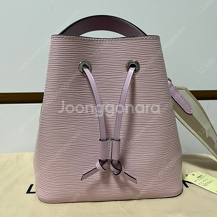 루이비통 네오노에BB 에피 자카드스트랩 기모브퍼플 핑크...--1