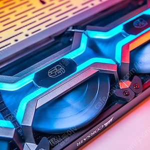 [미개봉] 딥쿨 게이머스톰 MF120 RGB 트리플 패키지