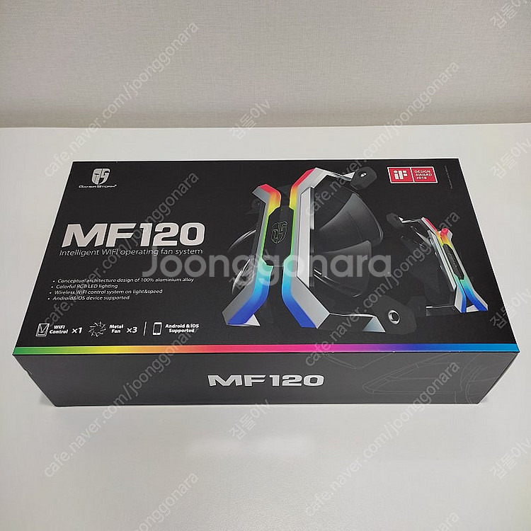 [미개봉] 딥쿨 게이머스톰 MF120 RGB 트리플 패...--2