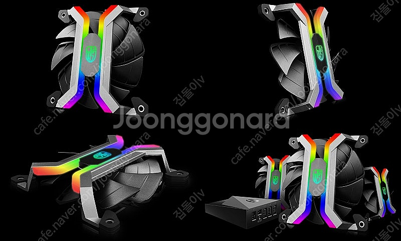 [미개봉] 딥쿨 게이머스톰 MF120 RGB 트리플 패...--5