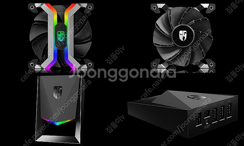 [미개봉] 딥쿨 게이머스톰 MF120 RGB 트리플 패...--6