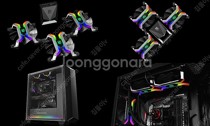 [미개봉] 딥쿨 게이머스톰 MF120 RGB 트리플 패...--7