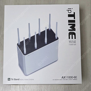 아이피타임 ipTIME AX11000-6E 무선 와이파이 공유기 Wifi 와이파이 Wi-Fi