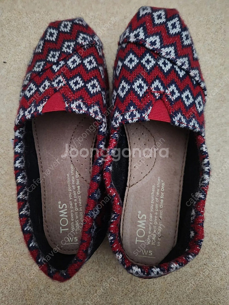 탐스 TOMS 슬립온 미착용--0