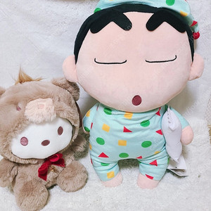 짱구는 못말려 짱구 흰둥이 굿나잇 파자마 짱구 바디필로우 45cm 짱구인형 잘자요 애착인형