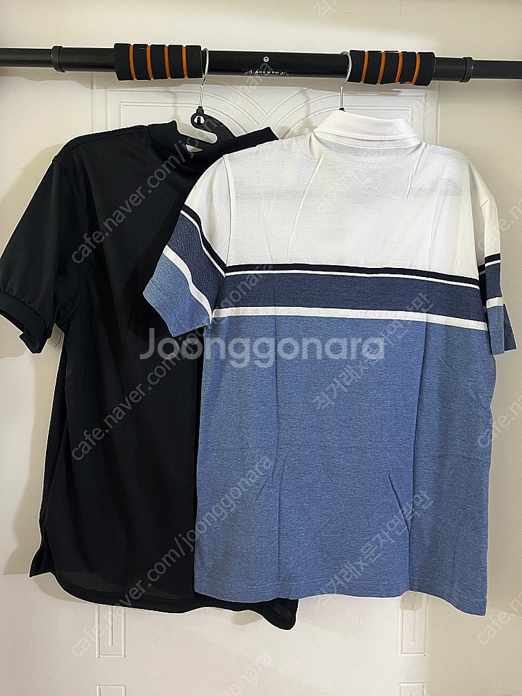 CARET 검정반팔티 SAP 블루화이트 투톤 남자 여름...--1