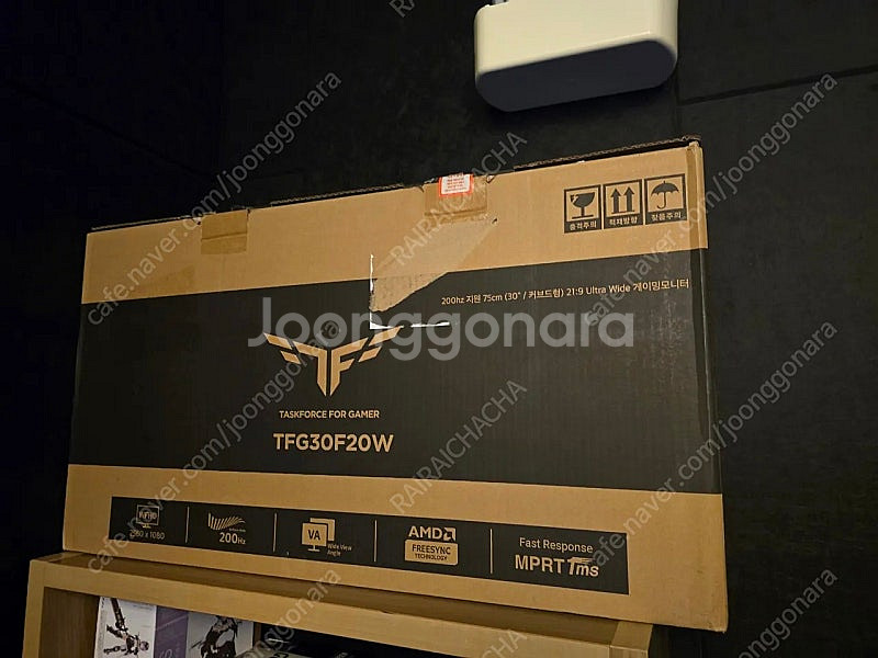 한성 와이드 커브드 모니터 TFG30F20W--1