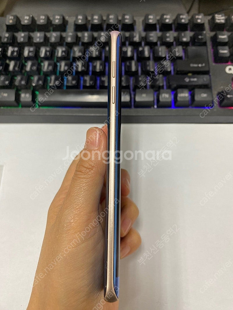 192747 갤럭시S7엣지 블루 외관깨끗합니다 32GB...--5