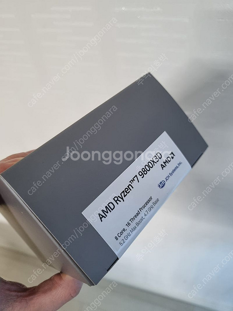 AMD 9800X3D CPU 멀티팩 정품 미개봉 새제품...--1