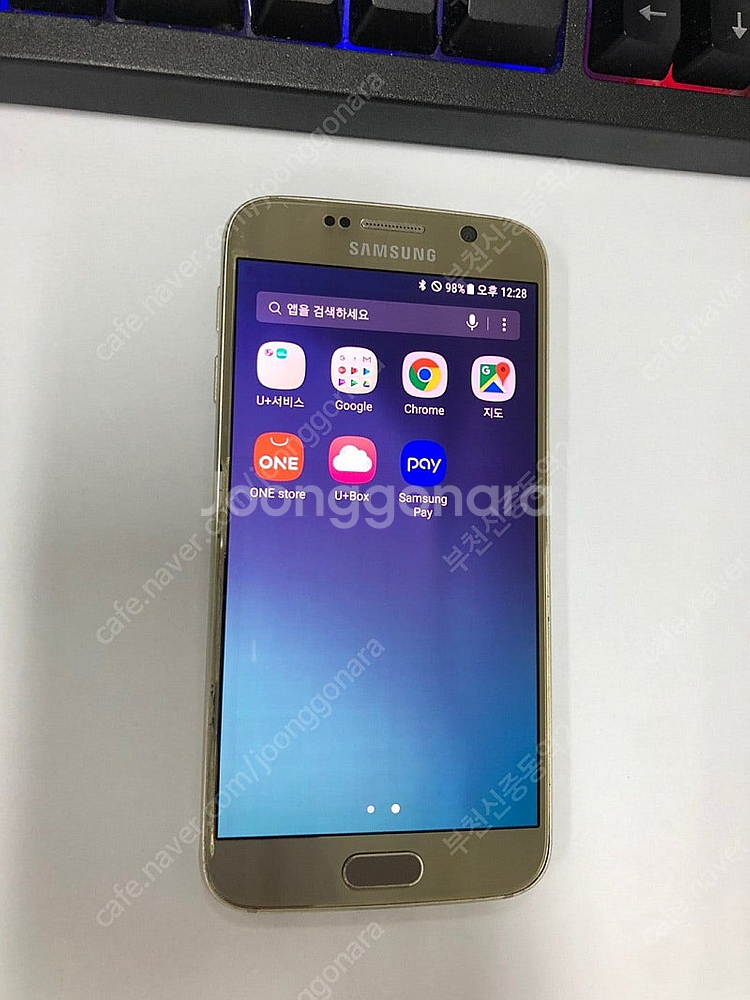 188223 갤럭시S6 골드 외관깔끔 32GB 서브폰 ...--1
