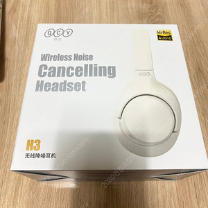 QCY H3 헤드폰 화이트색상