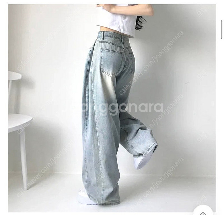 청바지 연청 중청 사이드절개 데님 팬츠--3