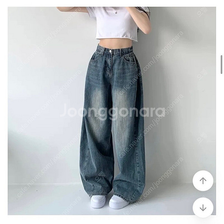 청바지 연청 중청 사이드절개 데님 팬츠--5