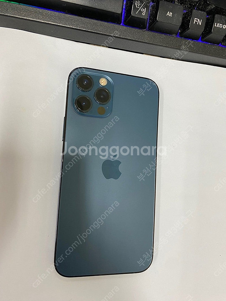 202571 아이폰12프로 블루 AA급 128GB 무잔...--0