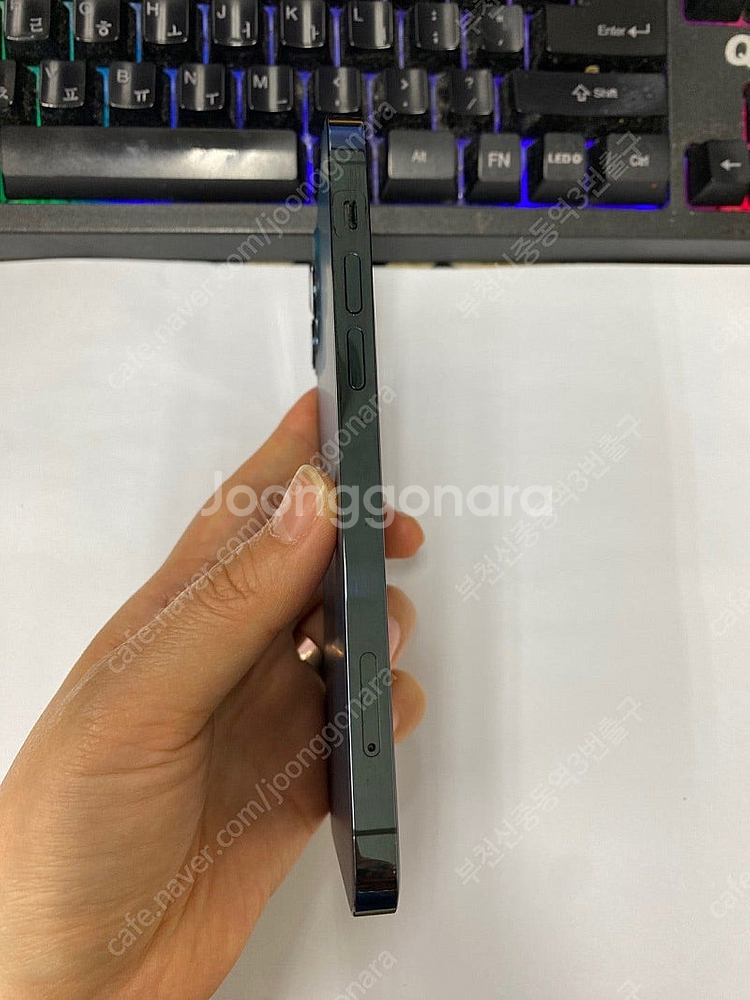 202571 아이폰12프로 블루 AA급 128GB 무잔...--4