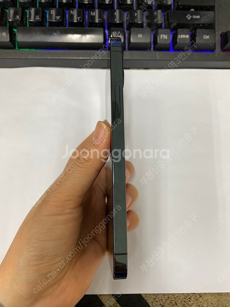 202571 아이폰12프로 블루 AA급 128GB 무잔...--5