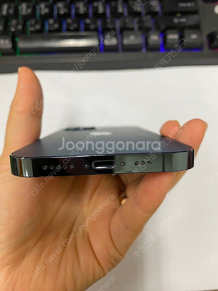 202571 아이폰12프로 블루 AA급 128GB 무잔...--6