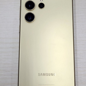 갤럭시 S24울트라 옐로우색상 512용량 상태좋은 무잔상 단말기 80만 판매합니다