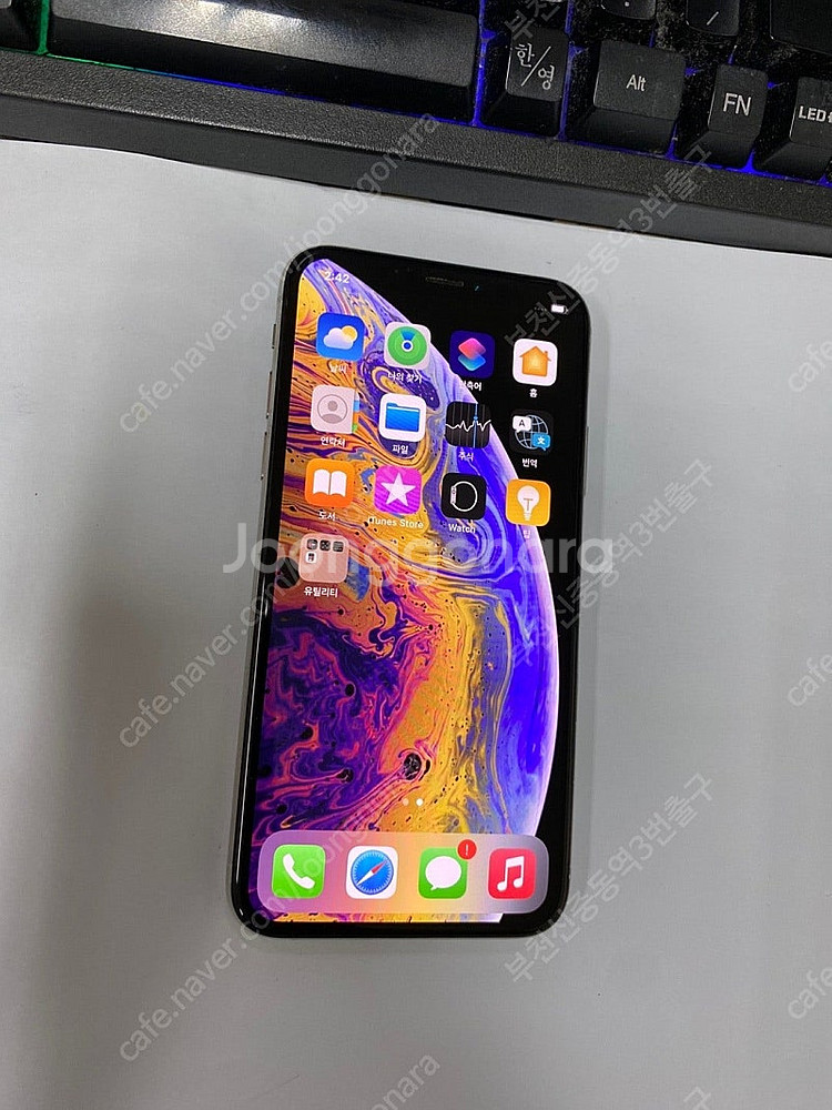 496174 아이폰XS 실버 액정SS급 64GB 무잔상...--2
