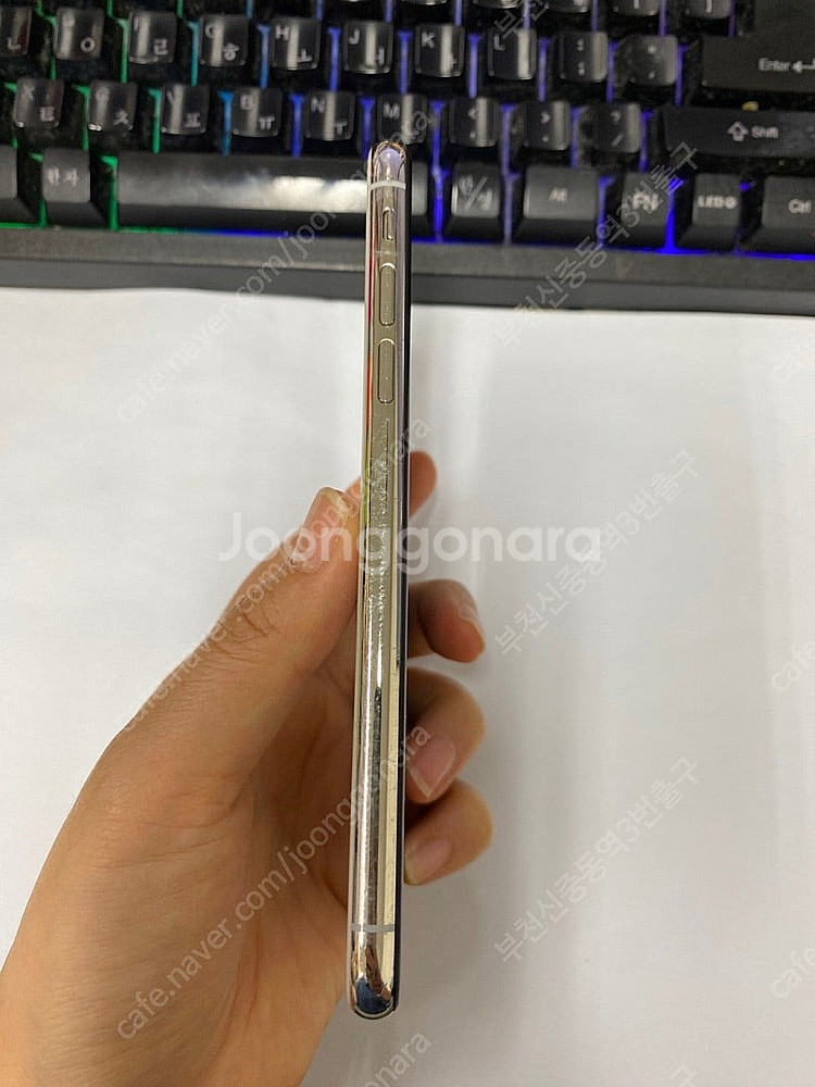 496174 아이폰XS 실버 액정SS급 64GB 무잔상...--4