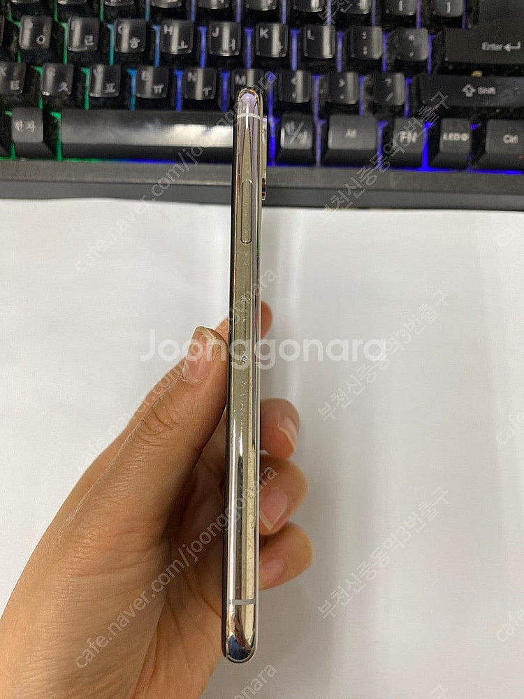 496174 아이폰XS 실버 액정SS급 64GB 무잔상...--5