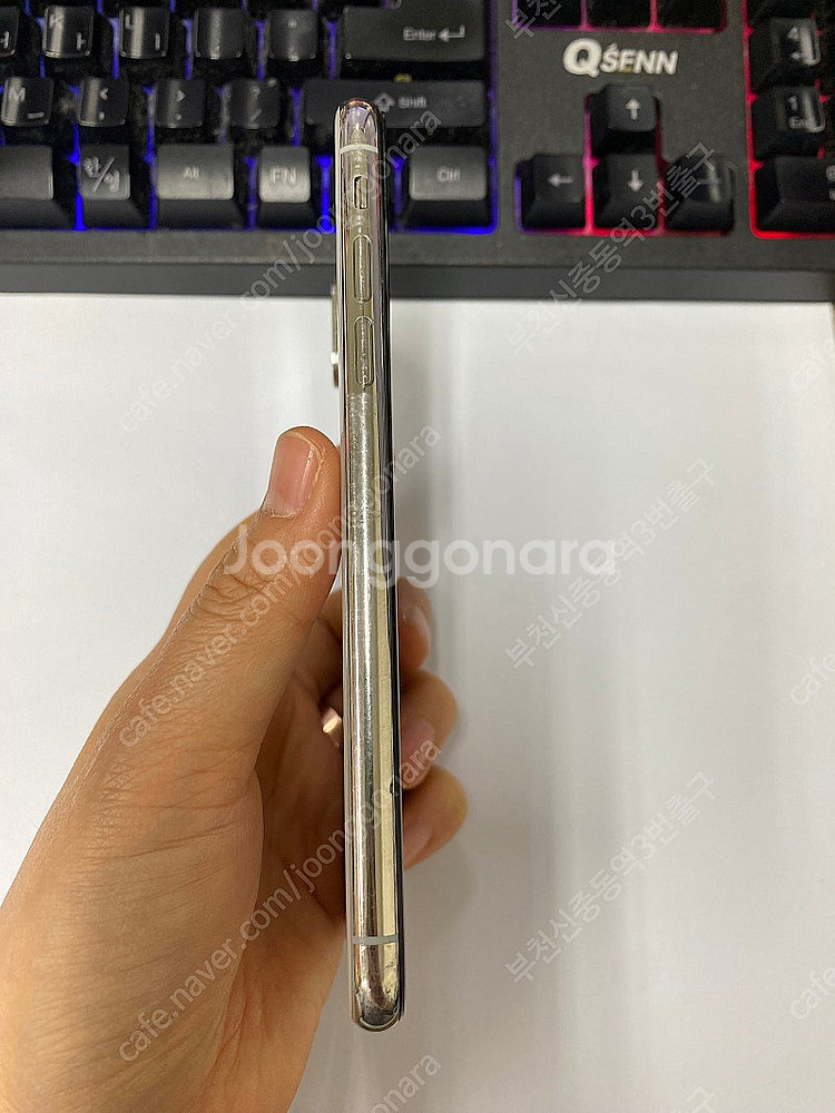 482452 아이폰X 실버 외관깔끔 64GB 배터리성능...--4