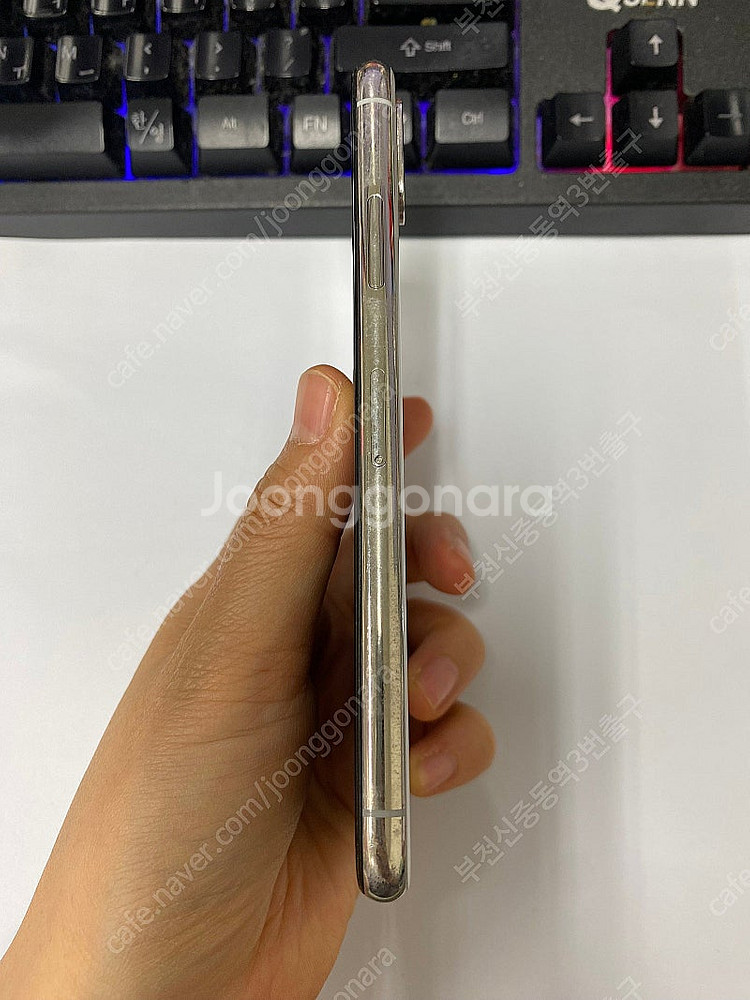 482452 아이폰X 실버 외관깔끔 64GB 배터리성능...--5