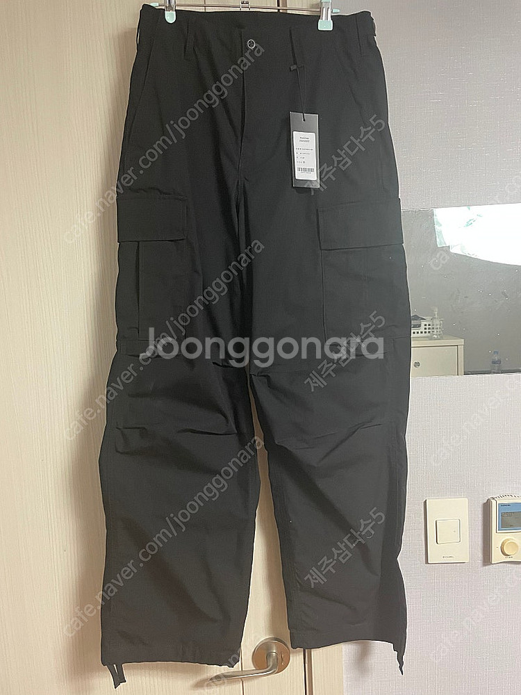무탠다드 립스탑 카고팬츠 블랙 30--0