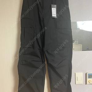 무탠다드 립스탑 카고팬츠 블랙 30