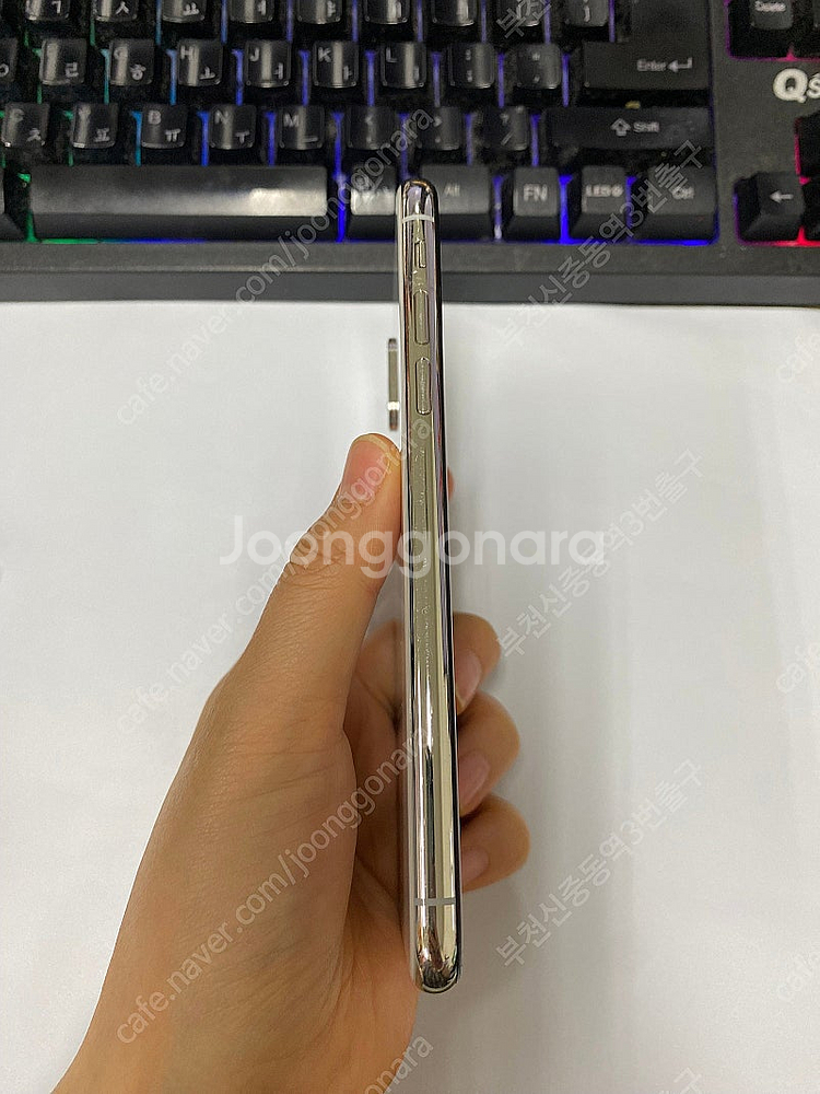 499511 아이폰X 실버 액정SS급 64GB 무잔상 ...--3