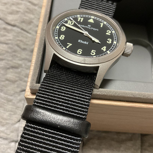 해밀턴 카키필드 쿼츠 38mm (검판)