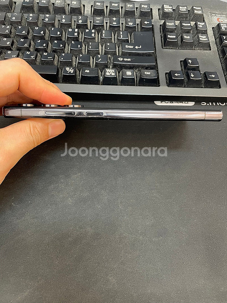 갤럭시S23울트라 블랙 512GB 무잔상 상태좋은 중고...--4
